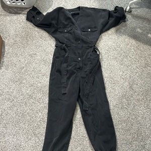 Black denim jumpsuit - never worn